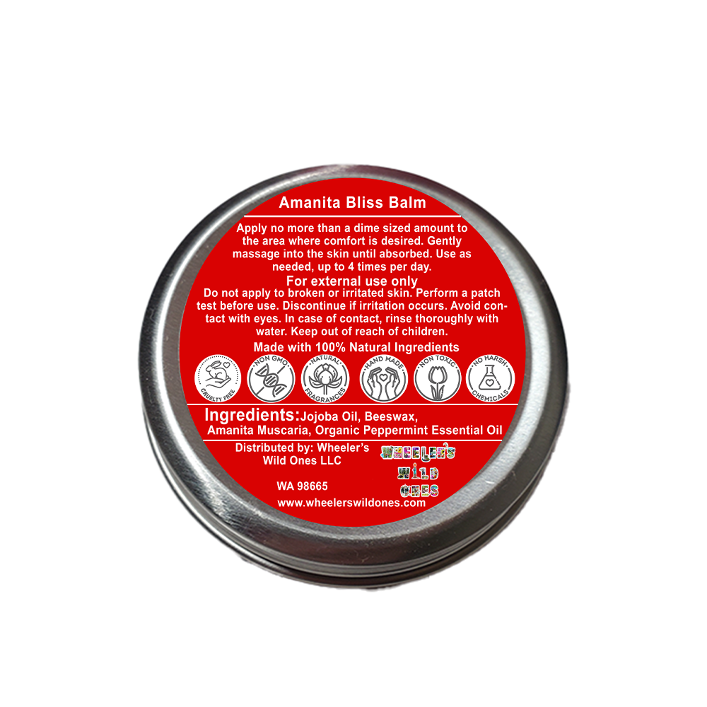 Amanita Bliss Balm- Natural Mushroom Relief For Tired Muscles & Sore Joints